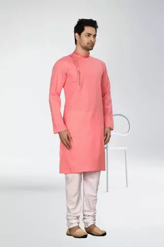 Men' cotton kurta churidar set