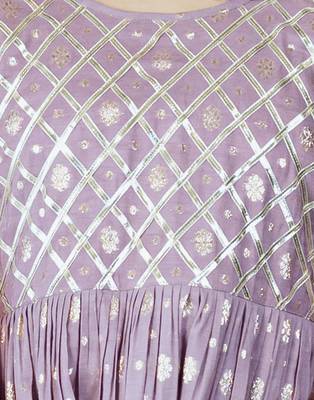 girl's iris anarkali suit set (set of 3) 2
