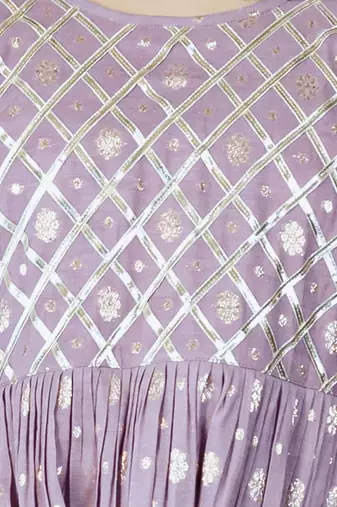 girl's iris anarkali suit set (set of 3)