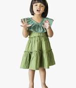 girl's green twilight dress