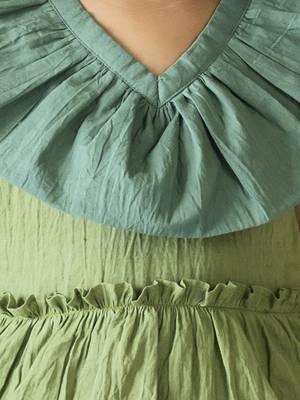 girl's green twilight dress 2