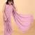 New designer fancy jari ready to wear tikli kid saree with unstitch blouse piece