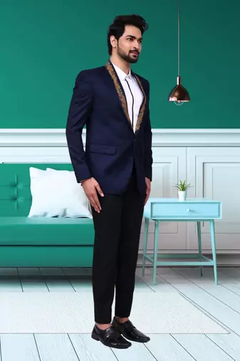 Blazer suit Full Sleeve With Trouser For Men's