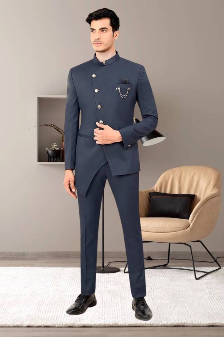 Jodhpuri bandhgala suit Full Sleeve with Trouser SUPERLATIVE