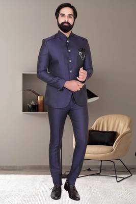 Jodhpuri bandhgala suit Full Sleeve with Trouser 1