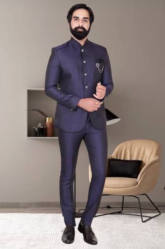 Jodhpuri bandhgala suit Full Sleeve with Trouser