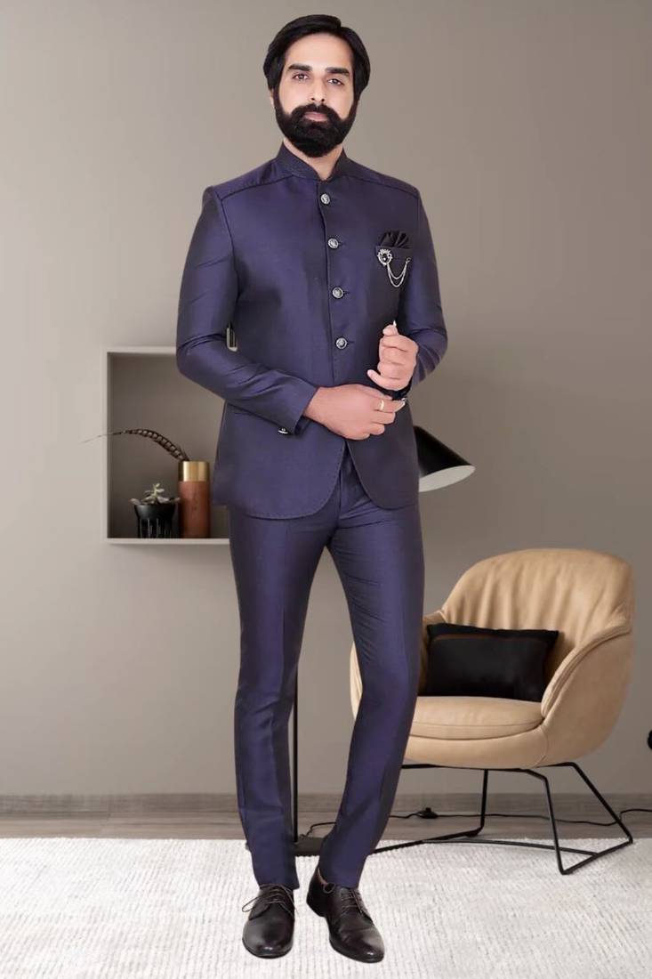 Jodhpuri bandhgala suit Full Sleeve with Trouser