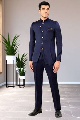 Jodhpuri bandhgala suit Full Sleeve with Trouser 1