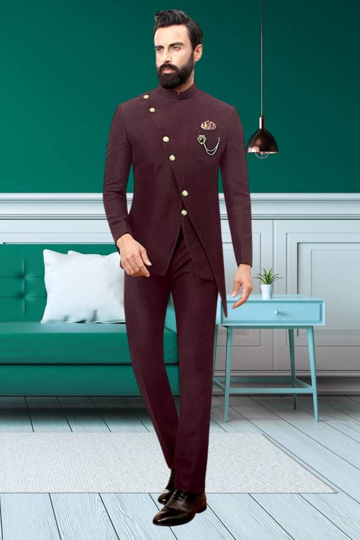Jodhpuri bandhgala suit Full Sleeve with Trouser