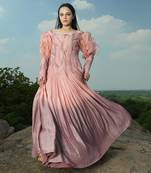 Valentine pink ombre gown