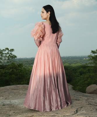Valentine pink ombre gown 3