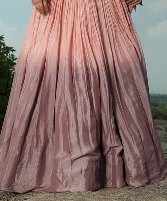 Valentine pink ombre gown 5