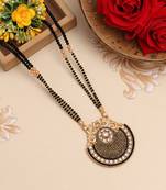 White color long mangalsutra