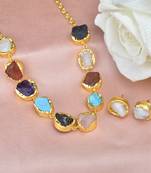 Zuriijewels rainbow necklace set