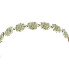 Traditional Floral Kundan Pearl Studded Rajasthani Sheeshphool Matha Patti/Sheeshpatti for Women 