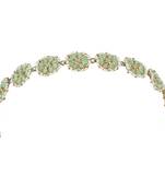 Traditional Floral Kundan Pearl Studded Rajasthani Sheeshphool Matha Patti/Sheeshpatti for Women 