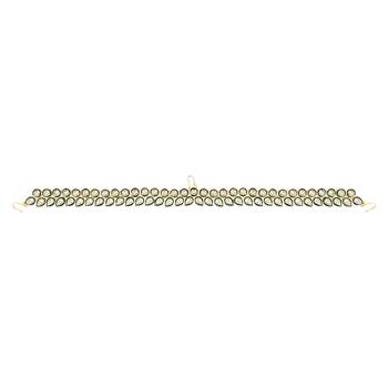 Traditional Meenakari Kundan Handcrafted Sheeshphool Matha Patti Sheeshpatti For Women/Girls  3