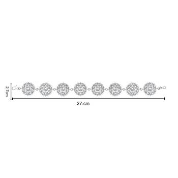 Traditional Floral Kundan Pearl Sheeshphool Matha Patti Sheeshpatti For Women/Girls  3