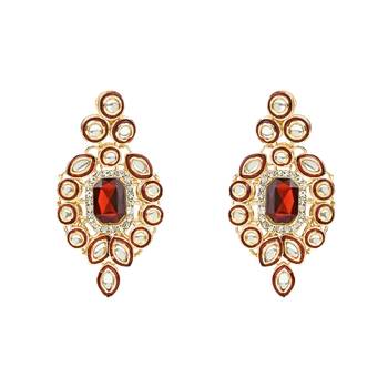 Traditional Kundan & Stone Choker Necklace Jewellery with Earrings & Maang Tikka Set 4
