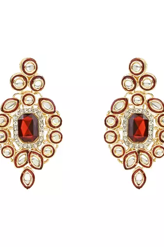 Traditional Kundan & Stone Choker Necklace Jewellery with Earrings & Maang Tikka Set
