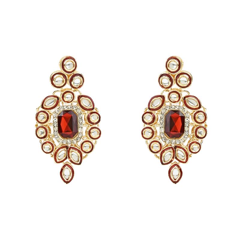 Traditional Kundan & Stone Choker Necklace Jewellery with Earrings & Maang Tikka Set