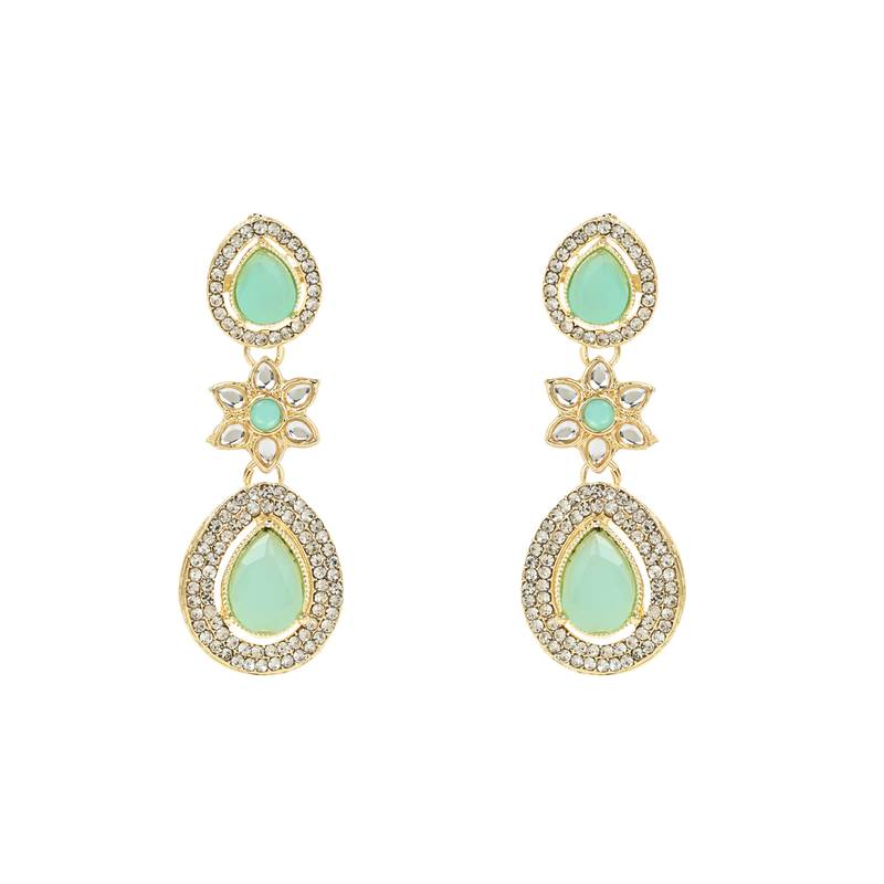 Latest Stylish Traditional Kundan Necklace Jewellery Set