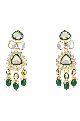 Traditional Pearl Kundan Necklace Jewellery Set With Earring Maang Tikka Set