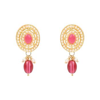 Traditional Handcrafted Pearl Necklace Jewellery Set With Earrings & Maang Tikka Set 4