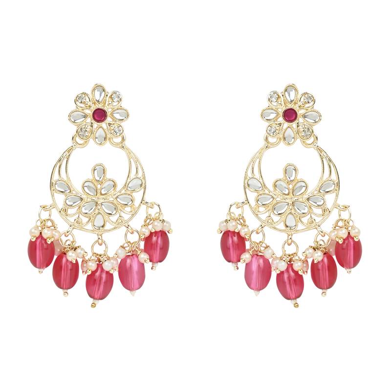 Pearl Polki Kundan Choker Necklace Set