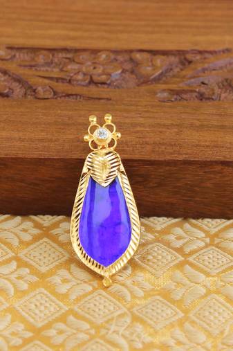 Gold plated palakka pendant