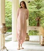 Coral Dhoti Jumpsuit