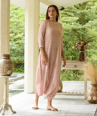 Coral Dhoti Jumpsuit 2