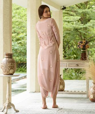 Coral Dhoti Jumpsuit 4