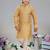 Art silk kurta pajama full sleeve with pajama for kid's