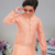 Art silk kurta pajama full sleeve with pajama for kid's