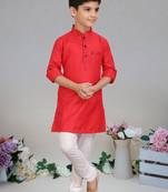 Cotton  kurta full sleeve with pajama for kid's