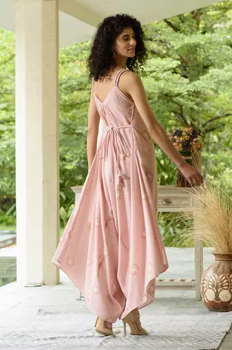 Coral Palazzo Jumpsuit
