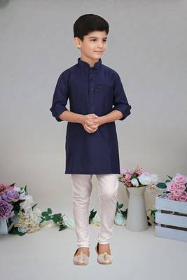 Cotton  kurta full sleeve with pajama for kid's 1