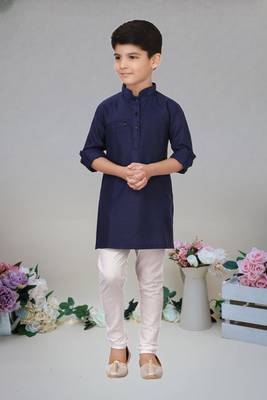 Cotton  kurta full sleeve with pajama for kid's 3