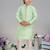 Art silk kurta full sleeve with pajama for boy's