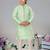 Art silk kurta full sleeve with pajama for boy's