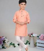 Cotton  kurta full sleeve with pajama for kid's
