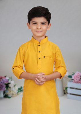 Cotton  kurta full sleeve with pajama for kid's 1