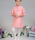 Cotton  kurta full sleeve with pajama for kid's
