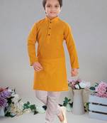 Cotton  kurta full sleeve with pajama for kid's