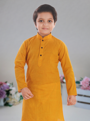 Cotton  kurta full sleeve with pajama for kid's 2