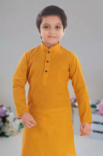 Cotton  kurta full sleeve with pajama for kid's