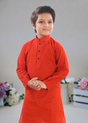 Cotton  kurta full sleeve with pajama for kid's 3