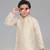 Art silk full sleeve kurta with churidar for boy's