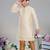 Art silk full sleeve kurta with churidar for boy's